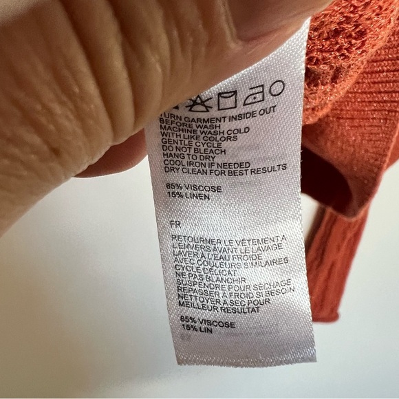 Amuse Society V-Neck Crop Top Sweater - Picture 7 of 9